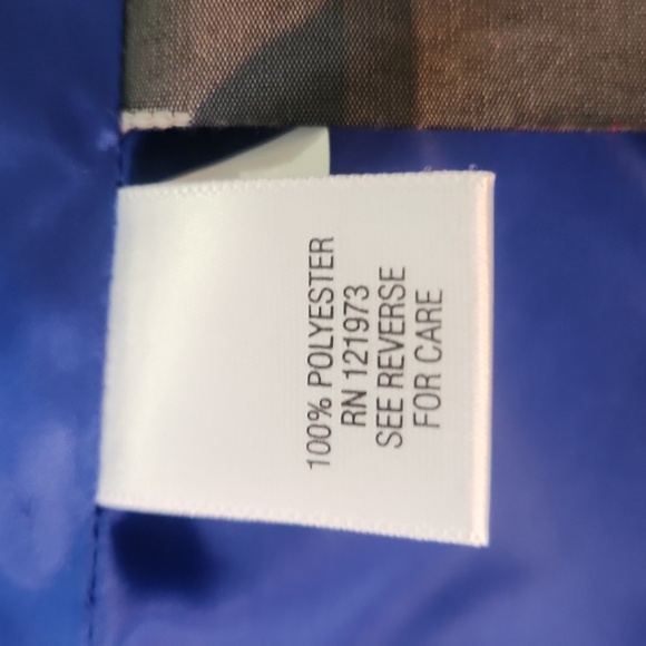 Brilliant Blue Lightweight Puffer Jacket by Simply Vera Vera Wang - Size XS - Picture 10 of 10